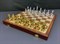 Gift Chess Set 39×39 cm "Blitz Silver/Gold" with Weighted Pieces / Board Game - photo 28466