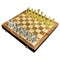 Gift Chess Set 29×29 cm "Gambit Silver/Gold" with Weighted Pieces / Board Game - photo 28478