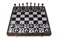 Gift Chess Set "Luxury" Silver and Blackened Metal 30×30 cm / Board Game - photo 28911