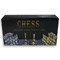 Gift Chess Set "Luxury" Silver and Blackened Metal 30×30 cm / Board Game - photo 28917