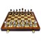 Gift Chess Set Metal Black-Silver 45×45 cm - photo 28944