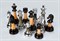 Gift Chess Set Metal Black-Silver 45×45 cm - photo 28945