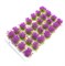 Scenic Grass Green with Violet Flowers - 28pcs - photo 29086