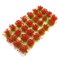 Scenic Grass Green with Red Flowers - 28pcs - photo 29090