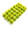 Scenic Grass Green with Yellow Flowers - 28pcs - photo 29095