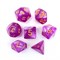 7-Piece RPG Dice Set — Space Purple-White - photo 29106
