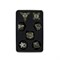 7-Piece Metal RPG Dice Set — Hidden Power - photo 29352