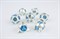 7-Piece Metal RPG Dice Set — Blue Hedgehog - photo 29355
