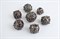 7-Piece Metal RPG Dice Set — Dark Basilisk - photo 29360