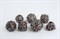 7-Piece Metal RPG Dice Set — Dark Basilisk - photo 29361