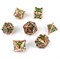 7-Piece Metal RPG Dice Set — Red Platinum - photo 29366