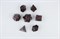 7-Piece Metal RPG Dice Set — Ruby Knight - photo 29382