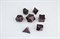 7-Piece Metal RPG Dice Set — Ruby Knight - photo 29383