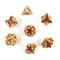 7-Piece Metal RPG Dice Set — Ruby Gold - photo 29398
