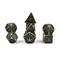 7-Piece Metal RPG Dice Set — Brass Knight - photo 29403