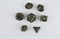 7-Piece Metal RPG Dice Set — Brass Knight - photo 29405