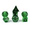 7-Piece Metal RPG Dice Set — Uranium Knight - photo 29413
