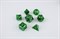7-Piece Metal RPG Dice Set — Uranium Knight - photo 29414