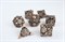 7-Piece Metal RPG Dice Set — Copper Chaos - photo 29420