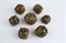 7-Piece Metal RPG Dice Set — Bronze Basilisk - photo 29429