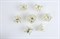 7-Piece Metal RPG Dice Set — Silver Skull - photo 29437