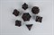 7-Piece Metal RPG Dice Set — Dark Dragon - photo 29447