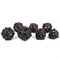 7-Piece Metal RPG Dice Set — Red Basilisk - photo 29465