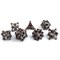 7-Piece Metal RPG Dice Set — Fierce Skull - photo 29470