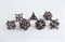 7-Piece Metal RPG Dice Set — Fierce Skull - photo 29473