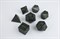 7-Piece Metal RPG Dice Set — Green Labyrinth - photo 29498