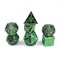 7-Piece Metal RPG Dice Set — Emerald Knight - photo 29502