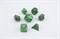 7-Piece Metal RPG Dice Set — Emerald Knight - photo 29503