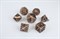 7-Piece Metal RPG Dice Set — Meander Bronze - photo 29508