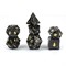 7-Piece Metal RPG Dice Set — Obsidian Knight - photo 29530