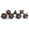7-Piece Metal RPG Dice Set — Ancient Skull - photo 29540