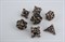 7-Piece Metal RPG Dice Set — Ancient Skull - photo 29541