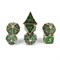 7-Piece Metal RPG Dice Set — Dragon Emerald - photo 29545