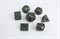 7-Piece Metal RPG Dice Set — Dark Mechanic - photo 29561