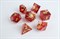 7-Piece RPG Dice Set — Red Recursion - photo 29567