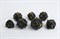 7-Piece Metal RPG Dice Set — Onyx Basilisk - photo 29598