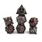 7-Piece Metal RPG Dice Set — Steel Hedgehog - photo 29602
