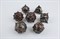 7-Piece Metal RPG Dice Set — Steel Hedgehog - photo 29604