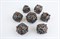 7-Piece Metal RPG Dice Set — Ginger Basilisk - photo 29619