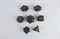 7-Piece Metal RPG Dice Set — Blood Chaos - photo 29633