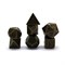 7-Piece Metal RPG Dice Set — Ancient Bronze - photo 29641