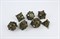 7-Piece Metal RPG Dice Set — Bronze Chaos - photo 29654