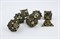 7-Piece Metal RPG Dice Set — Bronze Chaos - photo 29655
