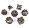 7-Piece Metal RPG Dice Set — Blood Sunset - photo 29660