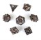 7-Piece Metal RPG Dice Set — Blood Sunset - photo 29663
