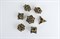 7-Piece Metal RPG Dice Set — Bronze Skull - photo 29666